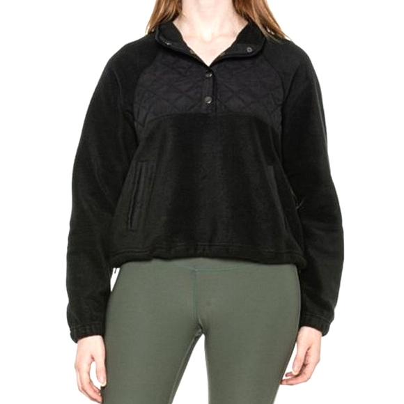 Kyodan Tops - NWT Kyodan Snap Fleece - Black